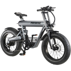 MotoTec Roadster 48v 500w Lithium Electric Bicycle Grey MT-Roadster-48v-500w_Grey