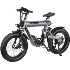 MotoTec Roadster 48v 500w Lithium Electric Bicycle Grey MT-Roadster-48v-500w_Grey