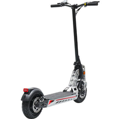 MotoTec Free Ride 48v 600w Lithium Electric Scooter Silver MT-FreeRide-48v_Silver