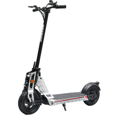 MotoTec Free Ride 48v 600w Lithium Electric Scooter Silver MT-FreeRide-48v_Silver