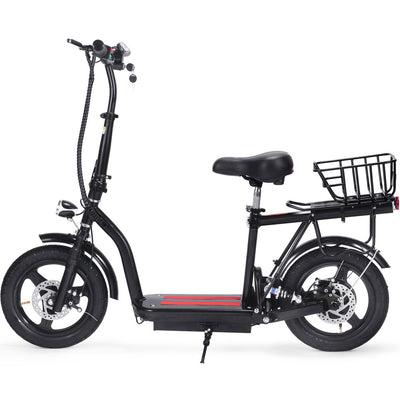 MotoTec Cruiser 48v 350w Lithium Electric Scooter Black MT-Cruz-48v-350w-Lith_Black