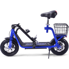 MotoTec Metro 36v 500w Lithium Electric Scooter Blue MT-Metro-36v-350w_Blue