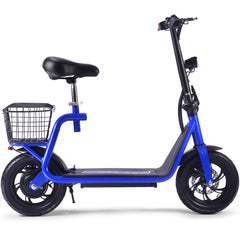 MotoTec Metro 36v 500w Lithium Electric Scooter Blue MT-Metro-36v-350w_Blue