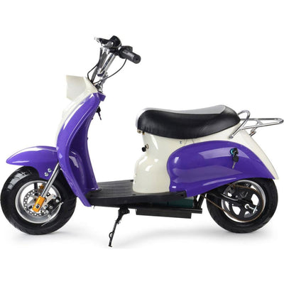 MotoTec 24v Electric Moped Purple MT-EM_Purple