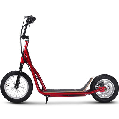 MotoTec Groove 36v 350w Big Wheel Lithium Electric Scooter Red MT-Groove-36v-350w_Red