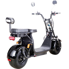 MotoTec Knockout 60v 2000w Lithium Electric Scooter Black MT-Knockout-2000_Black