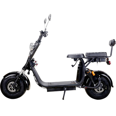 MotoTec Knockout 60v 2000w Lithium Electric Scooter Black MT-Knockout-2000_Black